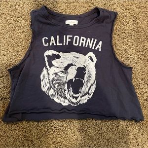 Size S, Colsie women’s navy crop top
